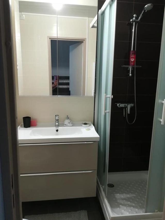 Studio cabine VUE PORT avec piscine, parc, boulodrome et parking privé Agde Esterno foto